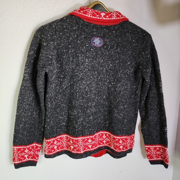 Vintage The Disney Store Winnie The Pooh Christmal Wool Sweater Size Small - Picture 9 of 11